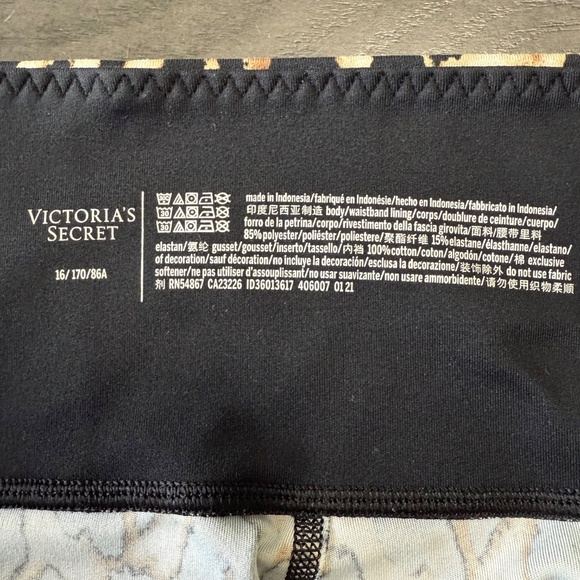 Victoria's Secret Leopard Print Leggings Size 16 - Picture 8 of 10